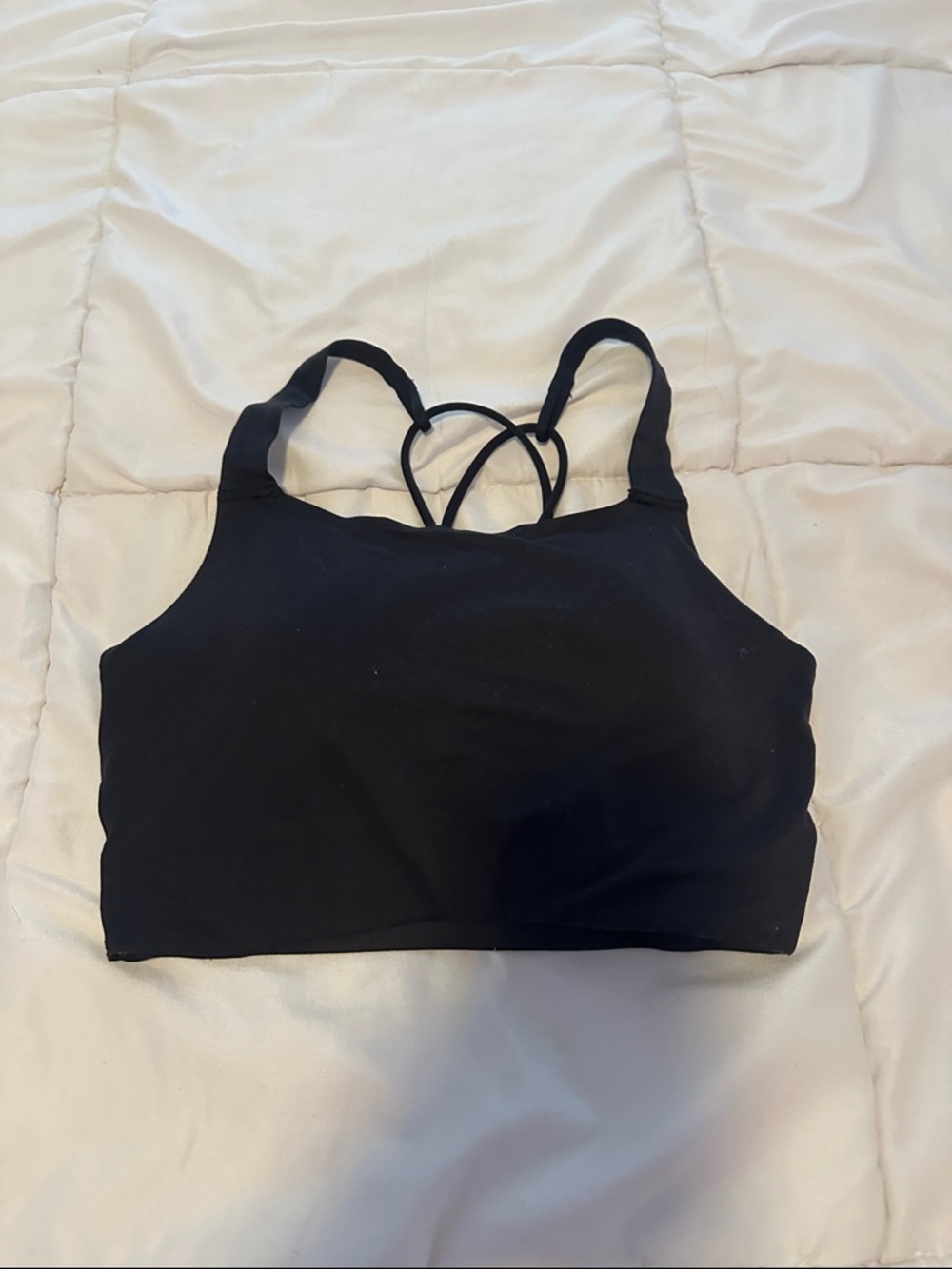 Nike Black Strappy Sports Bra - Women's Intimates